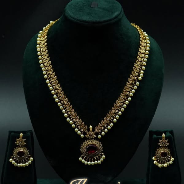 Pearl Drop layered necklace on Instagram